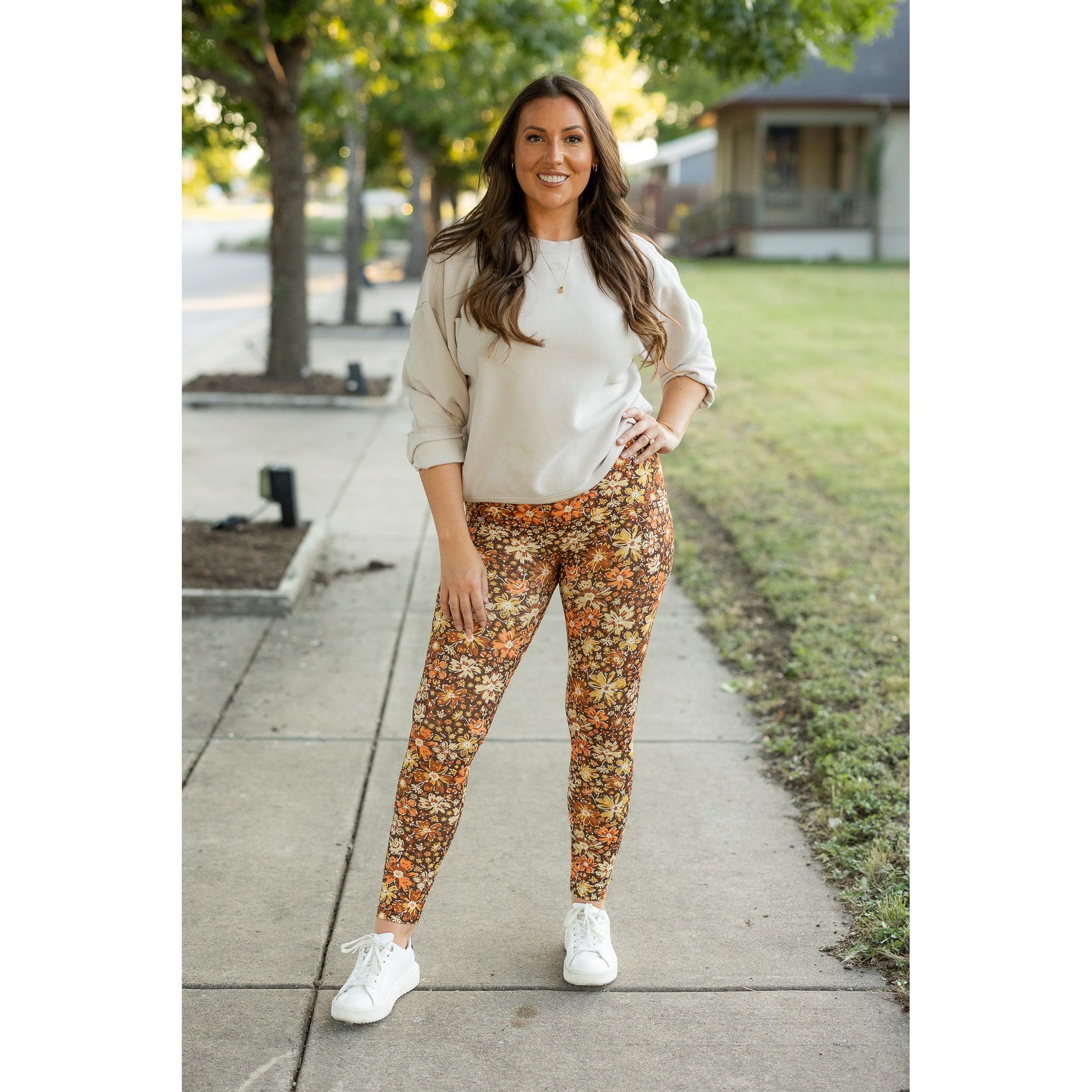 Autumn - Fall Leaves Leggings