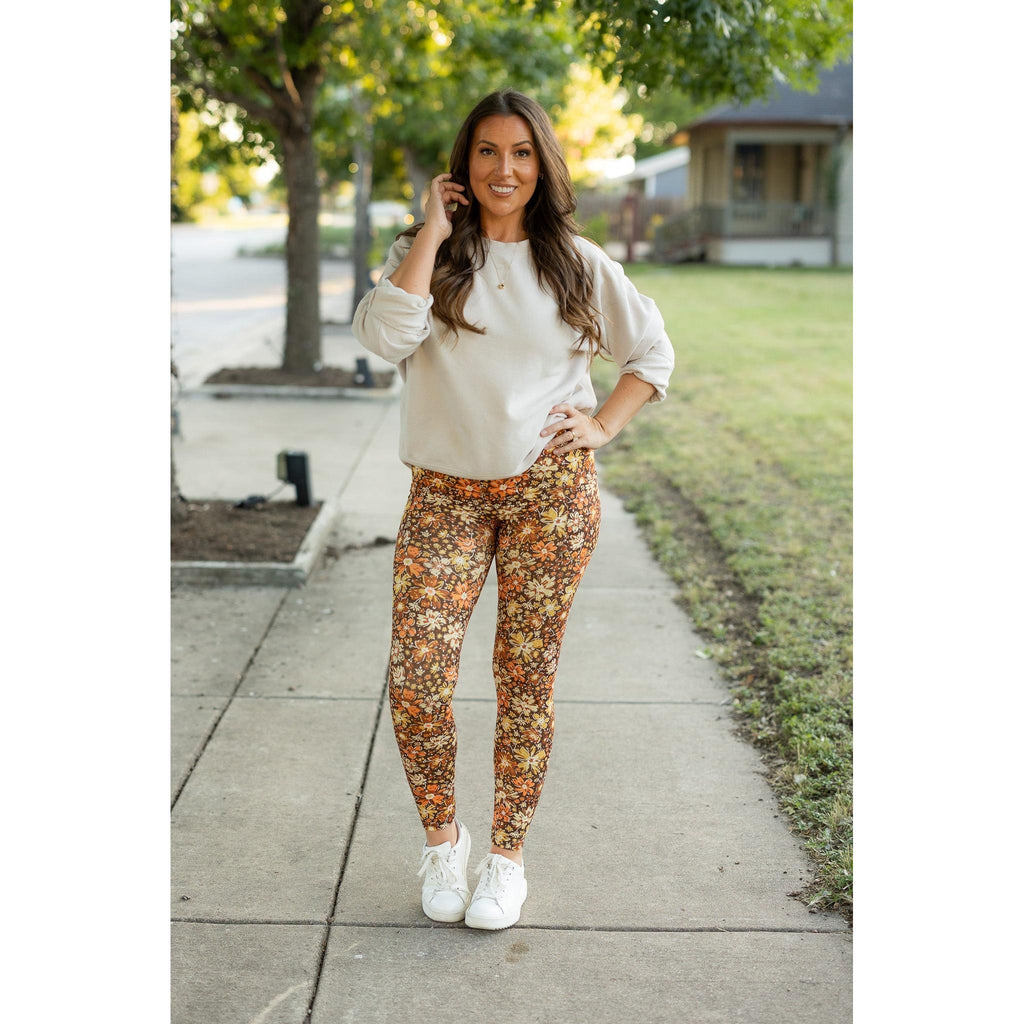 Autumn - Fall Leaves Leggings