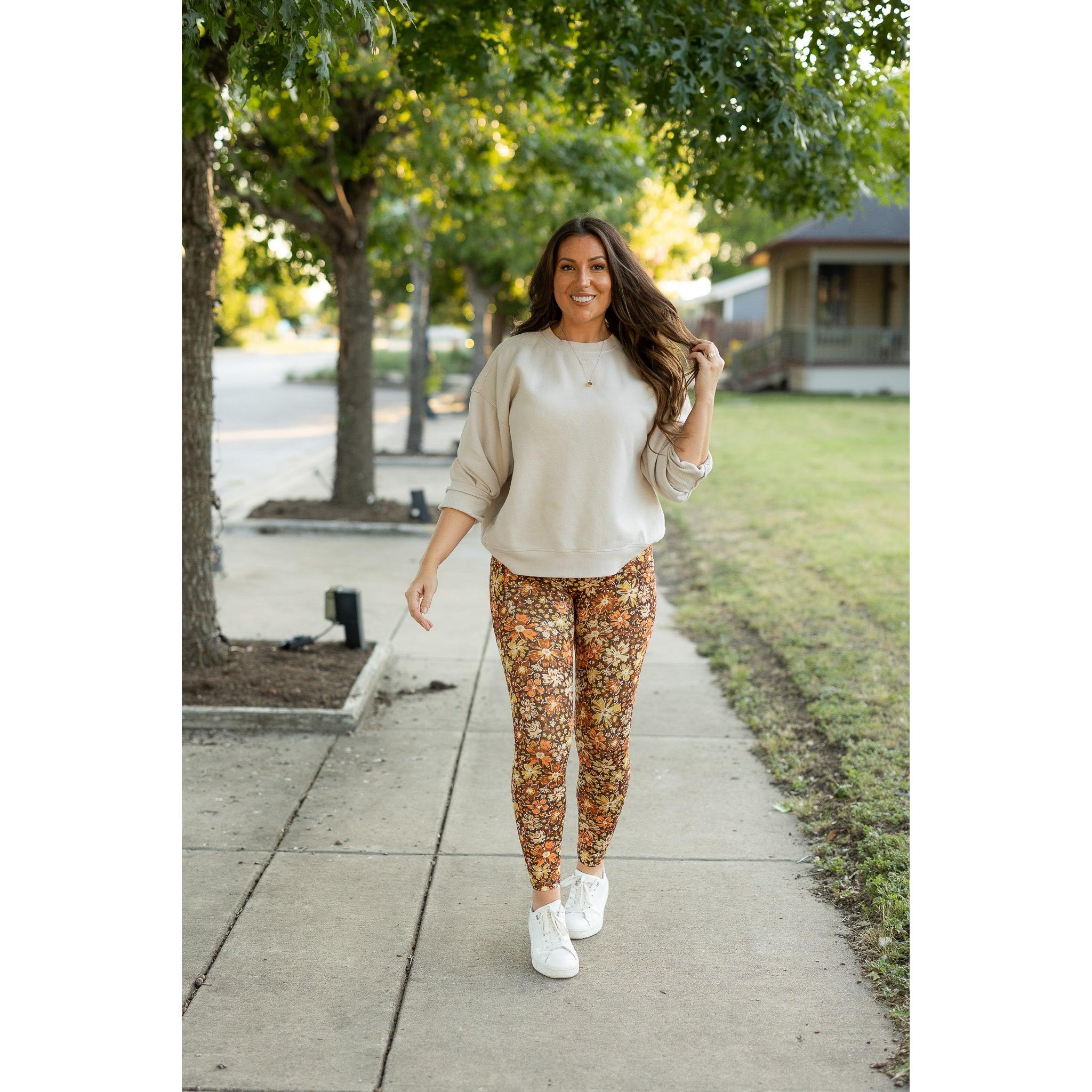 Autumn - Fall Leaves Leggings