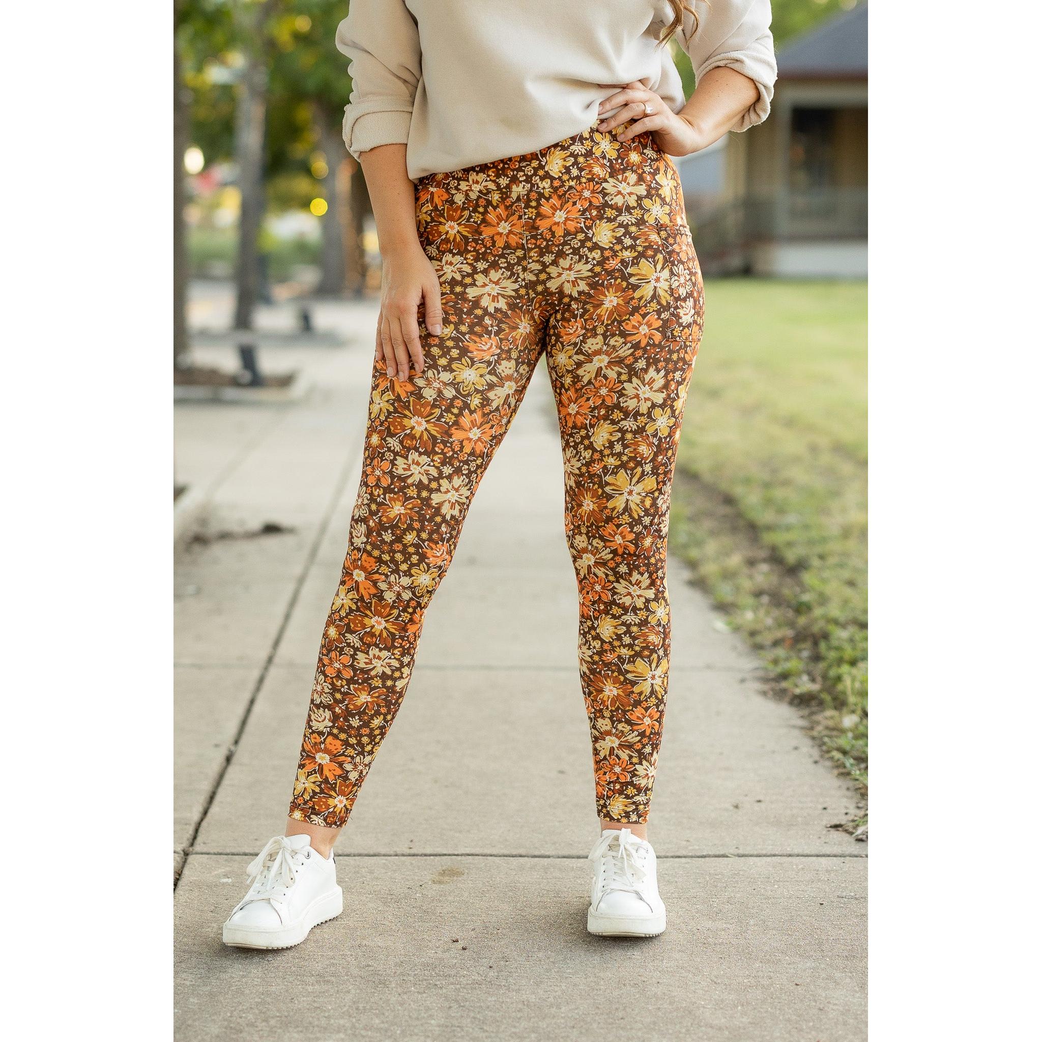 Autumn - Fall Leaves Leggings