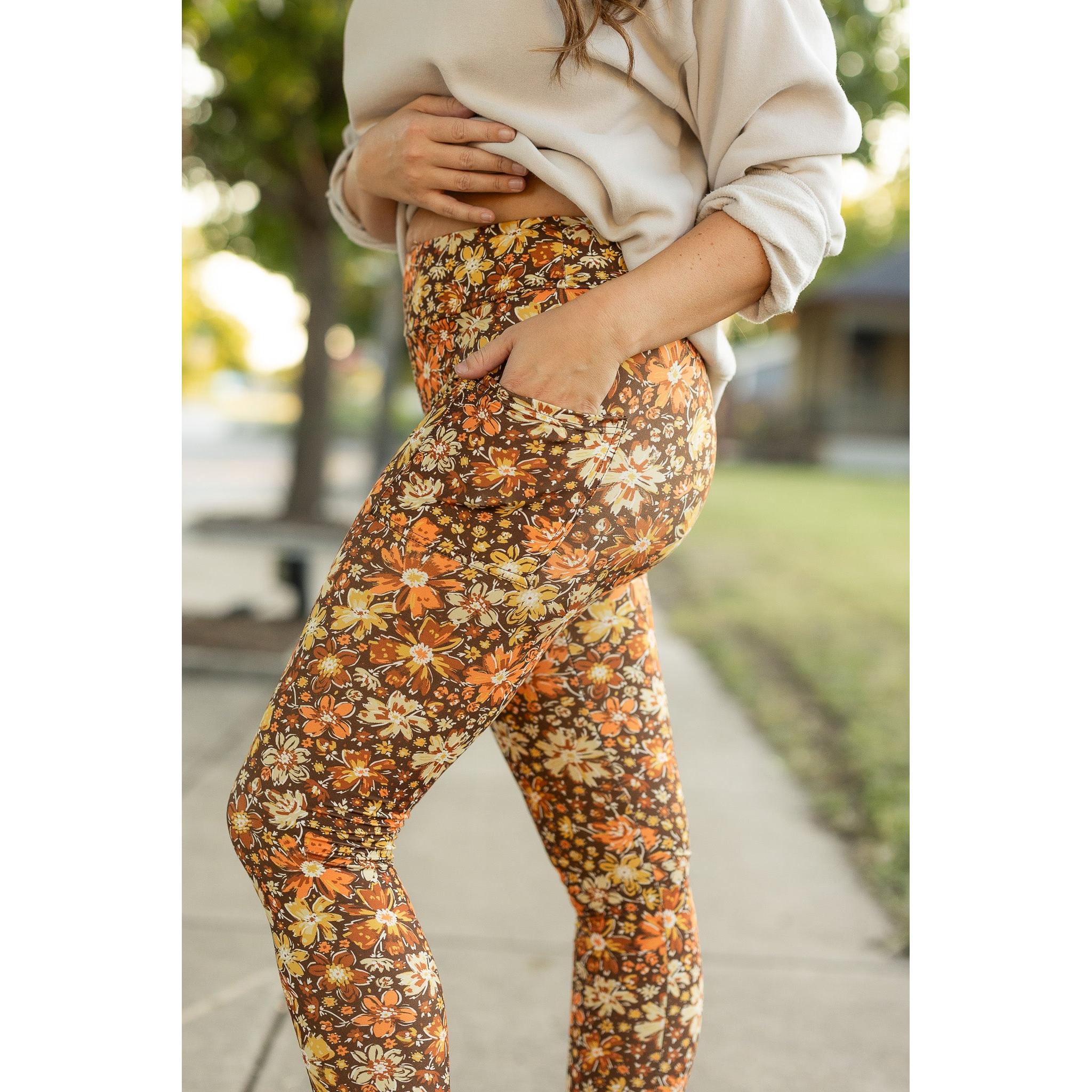 Autumn - Fall Leaves Leggings