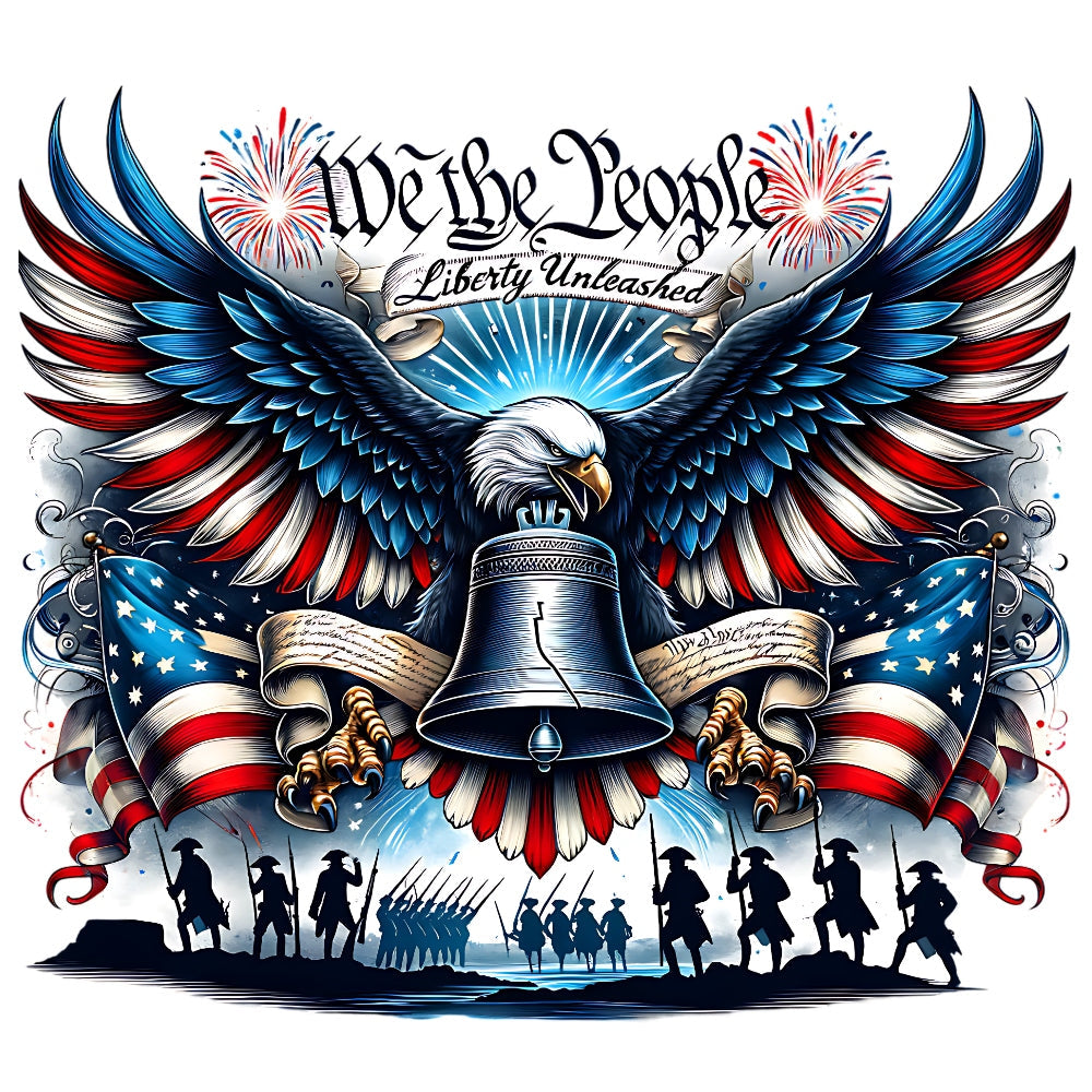 God Bless America Fabric Panel 1