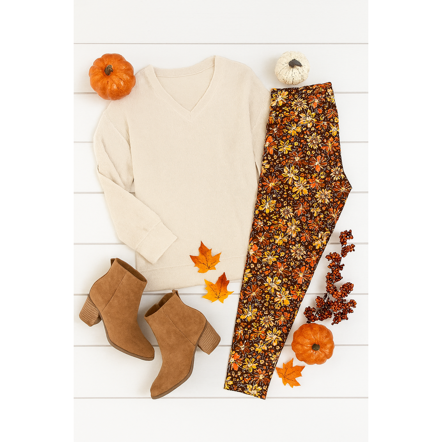 Autumn - Fall Leaves Leggings