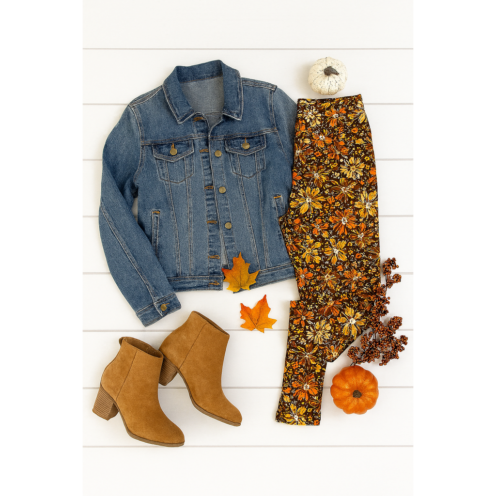 Autumn - Fall Leaves Leggings