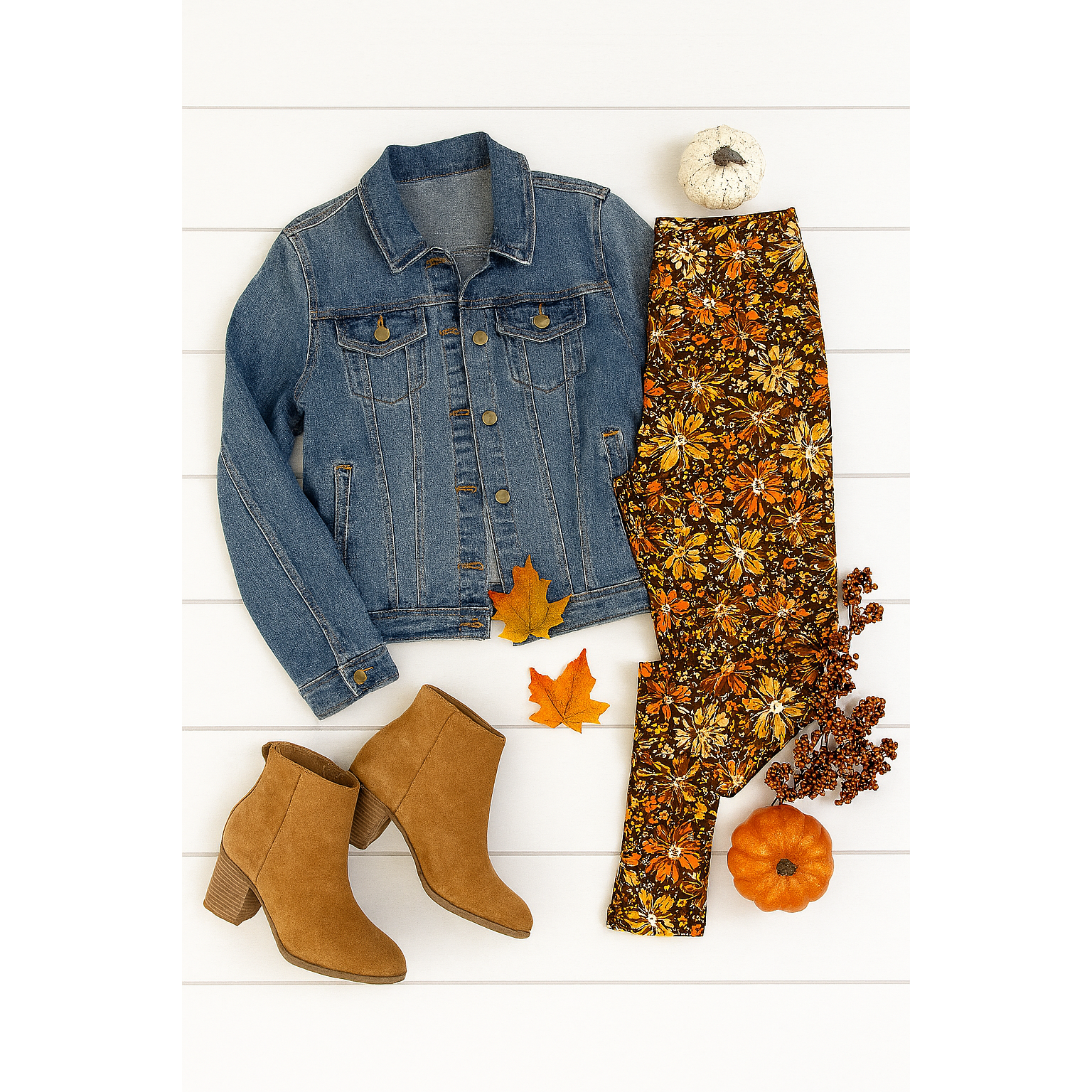Autumn - Fall Leaves Leggings