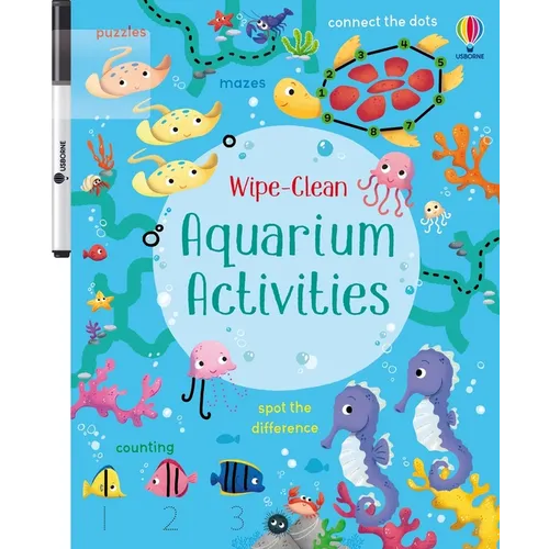 Wipe-Clean Aquarium Activities - Paperback