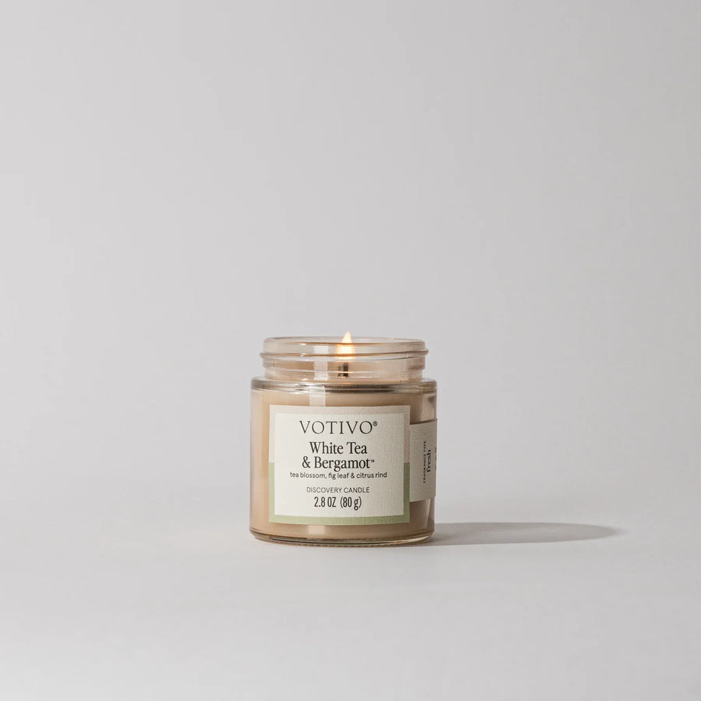 Votivo White Tea & Bergamot Discovery Candle