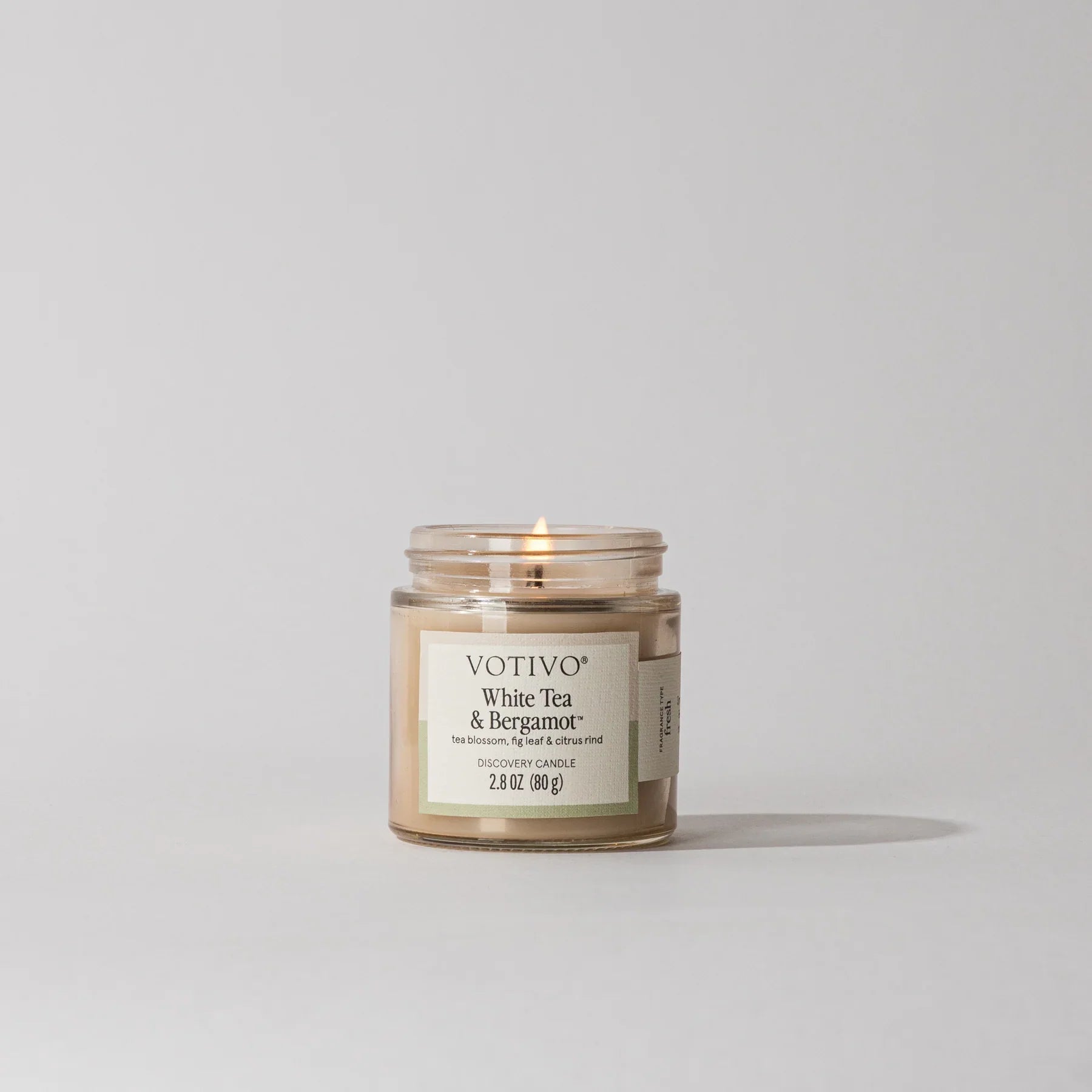 Votivo White Tea & Bergamot Discovery Candle