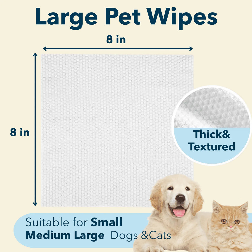 4FurBaby Dog & Cat Grooming Wipes, Plant-Based, Hypoallergenic, 400 Count