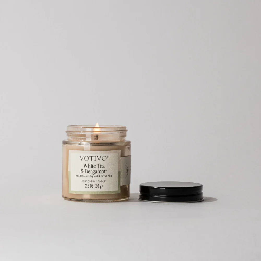Votivo White Tea & Bergamot Discovery Candle